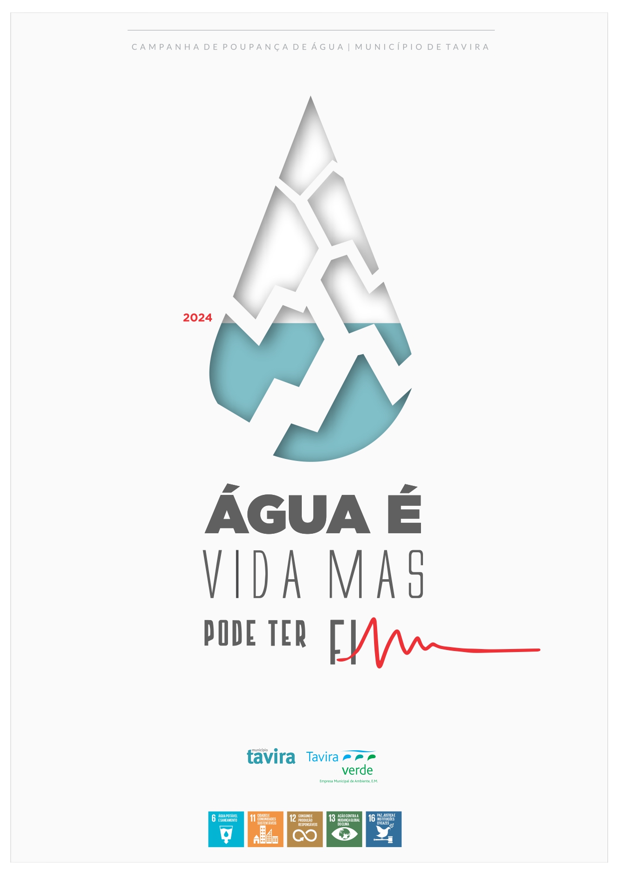 cartaz água
